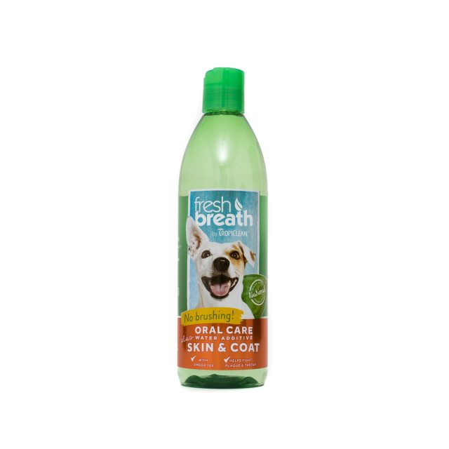 Aditiv pentru apă respiraţie proaspătă & piele şi blană  sănătoasă TROPICLEAN FRESH BREATH PLUS SKIN & COAT