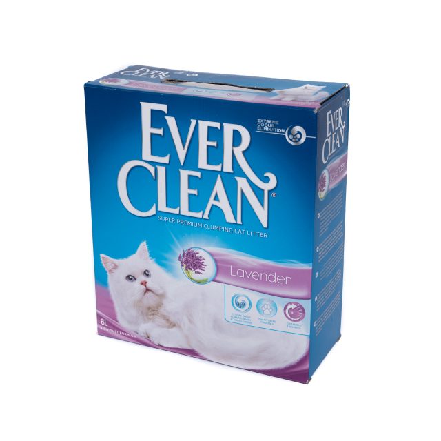 Nisip litieră EVER CLEAN LAVENDER - parfum de lavandă