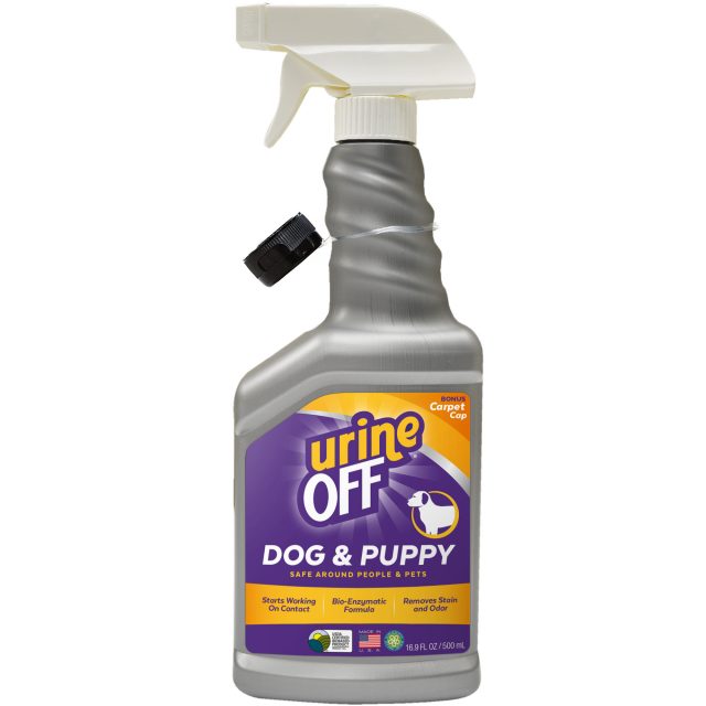 URINE OFF Dog & Puppy - Solutie pentru indepartarea petelor si a mirosurilor de urina - pentru caini si catelusi
