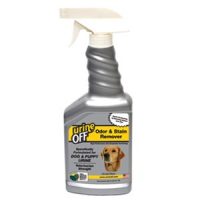 URINE OFF  Veterinary Odor & Stain Remover Dog & Puppy - pentru caini      Solutie pentru indepartarea petelor si a mirosurilor de urina - destinat si cabinetelor veterinare